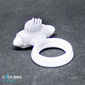 white vibrating cock ring