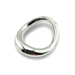 Ergonomic Alpha Metal Cock Ring